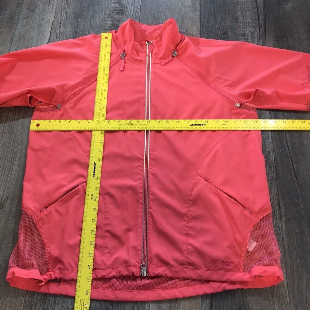 BNW Bianca Nygard Weekend Womens Convertible Lightweight Jacket Pink Zip Large - Picture 11 of 12